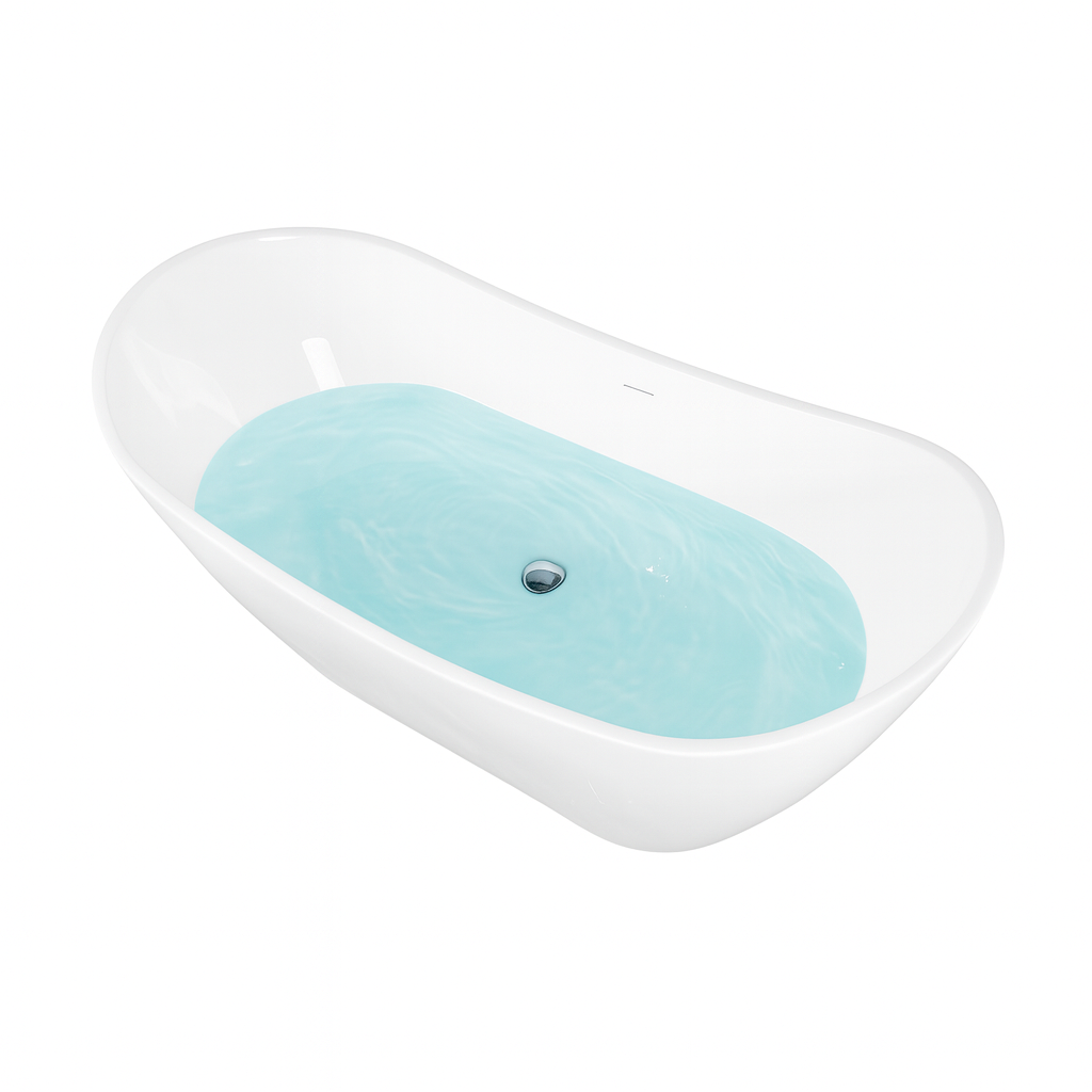 KBV 67'' x 31" Freestanding Soaking Acrylic Bathtub BT0005