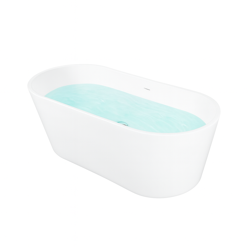 KBV 55'' x 31" Freestanding Soaking Acrylic Bathtub BT0022