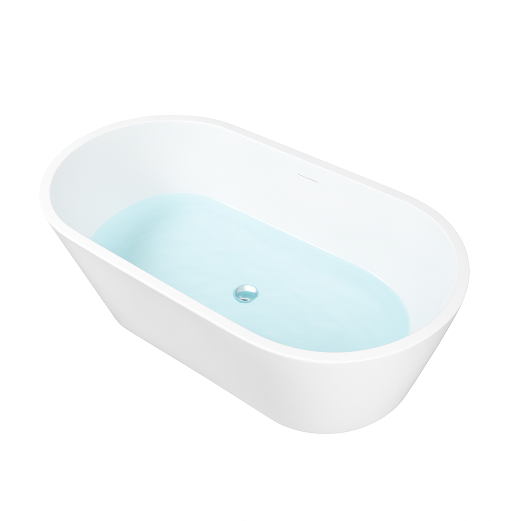 KBV 55'' x 31" Freestanding Soaking Acrylic Bathtub BT0022