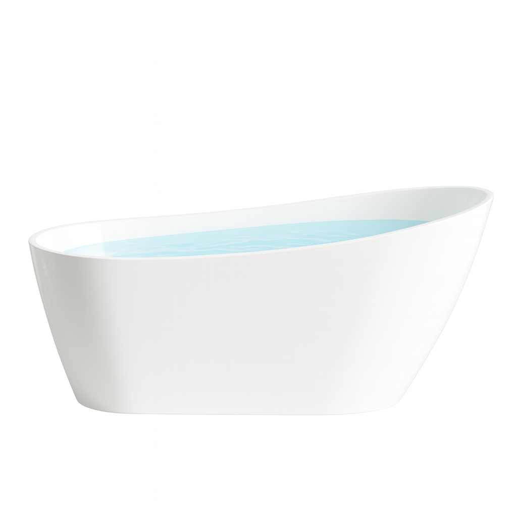 KBV 55'' x 31" Freestanding Soaking Acrylic Bathtub BT0020