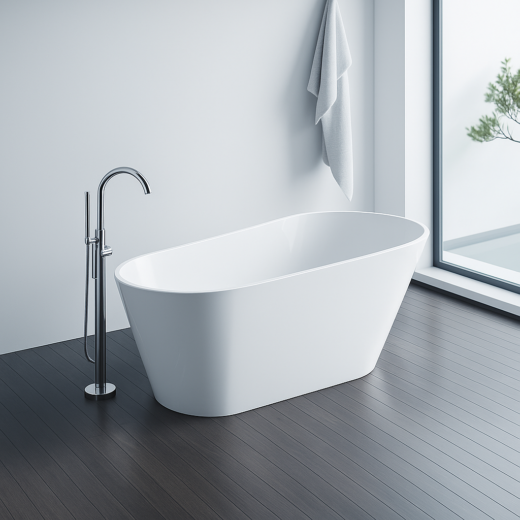 KBV 55'' x 31" Freestanding Soaking Acrylic Bathtub BT0020